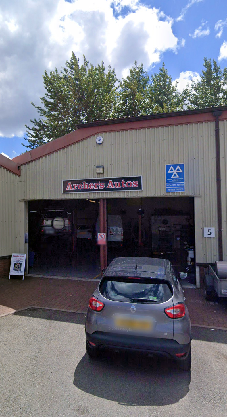 Archer's Autos garage and MOT test centre, Unit 5 Horton Court, Hortonwood, Telford